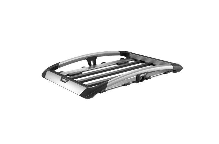 Thule Trail M - aluminium - schuin