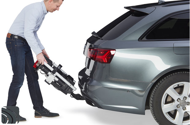 Uebler i21 60º DC | Trekhaak fietsendrager | Parkeersensoren