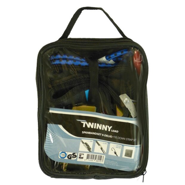 TwinnyLoad 9-delige spanbandset