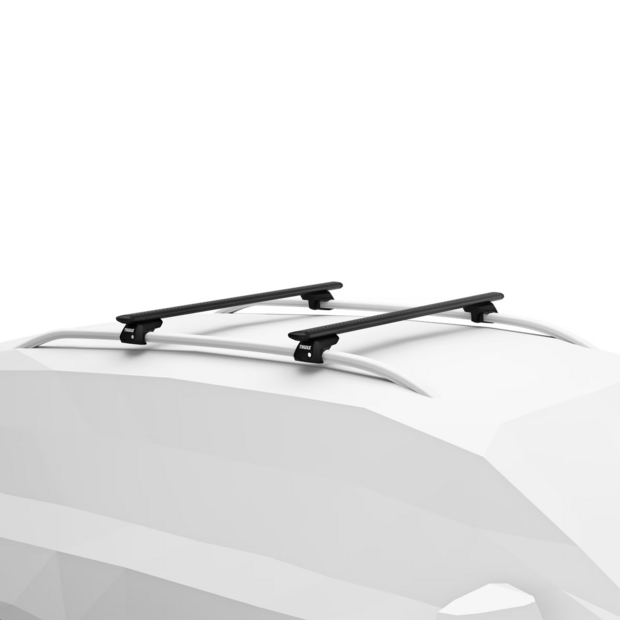 Thule WingBar Evo Black | Fiat Grande Panda SUV op dak