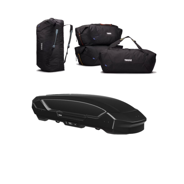 Thule Motion 3 Sport Black Glossy Travel Bundle