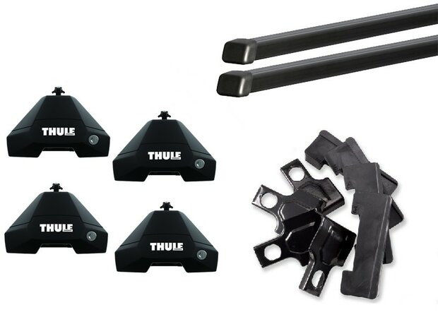 Thule SquareBar Evo dakdragers | Audi A3 Sportback vanaf 2020