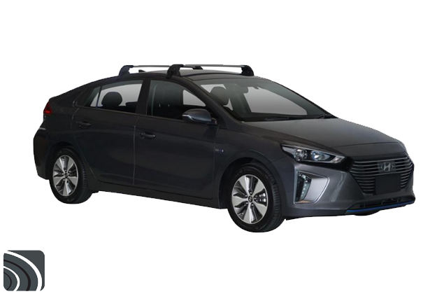 Yakima FlushBar dakdragers op Hyundai Ioniq