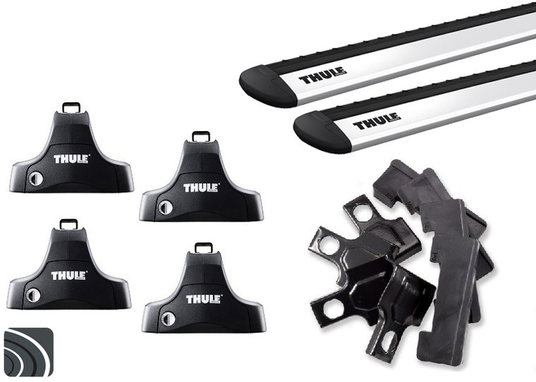 Thule dakdragerset met WingBar Evo Black