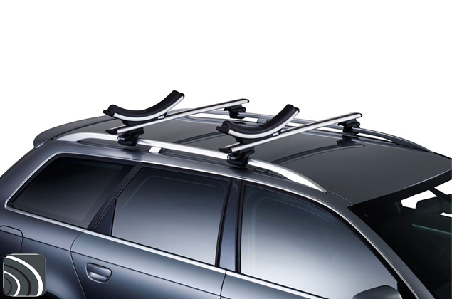 Thule K-Guard 840 plat op auto