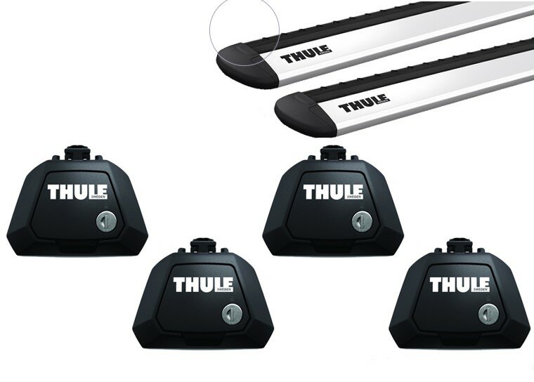 Thule dakdragers | Chevrolet Nubira Wagon | 2005 tot 2010 | Dakrailing | WingBar Evo