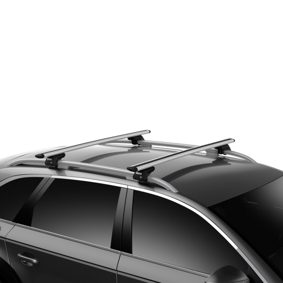 Thule dakdragers | Fiat Qubo  5-dr met zwevende railling | WingBar Evo