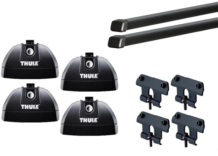 Thule SquareBar Evo | Honda Civic Tourer van 2014 tot 2017