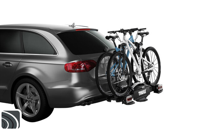 Thule VeloCompact 925 met fietsen op trekhaak