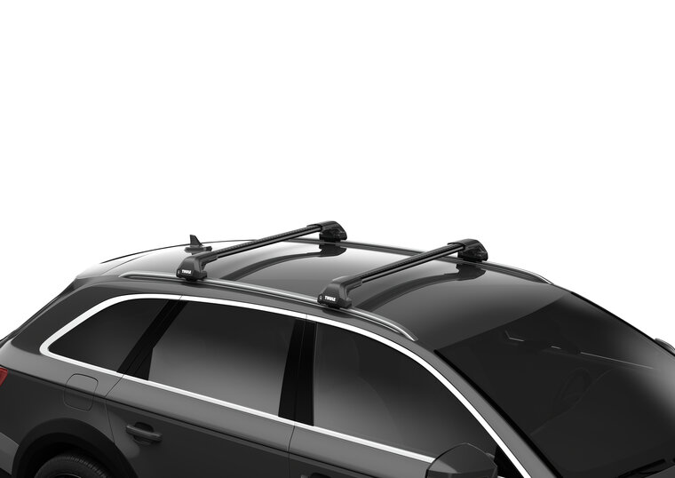 Thule Edge Flush Rail dakdragerset met WingBar Edge voor Ford S-Max op dak