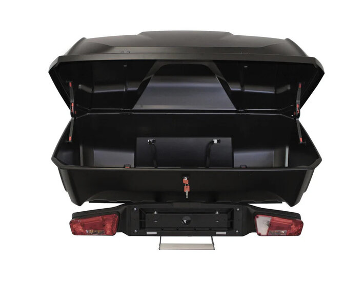 Peruzzo G3 Back Box GP | trekhaakkoffer | Black | achterkant open 