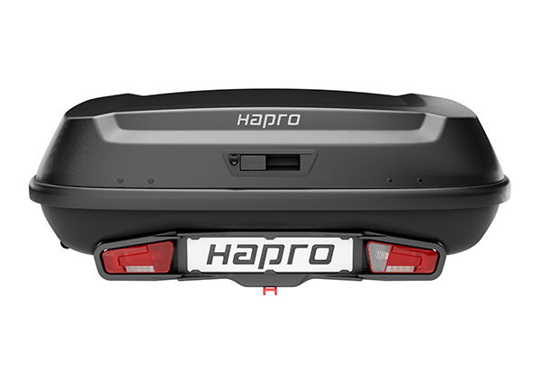 Hapro trekhaakkoffer | Boxer large | Hapro trekhaakkoffer | Boxer large | Hexagon Black | front