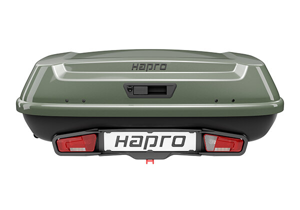 Hapro trekhaakkoffer | Boxer large | Sage Green | front