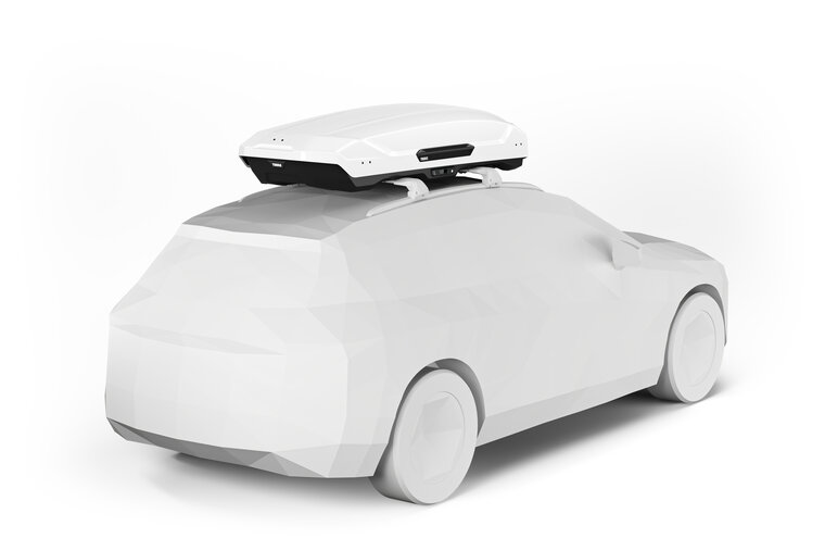 Thule Motion 3 XL | ISO White | op dak achterkant 