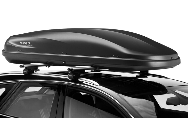 HIRO10★ Hapro Cruiser 10.8 Anthracite | Grote dakkoffer | 610 liter