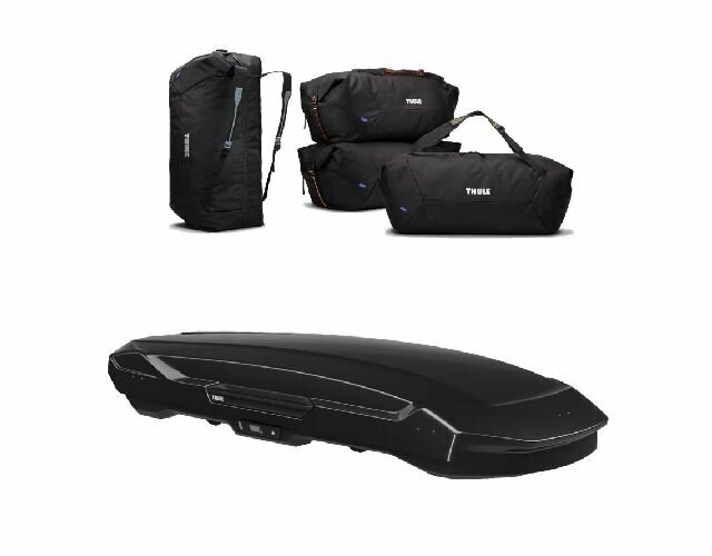 Thule Motion 3 XXL Low Black Glossy + Thule GoPack tassenset (8006)