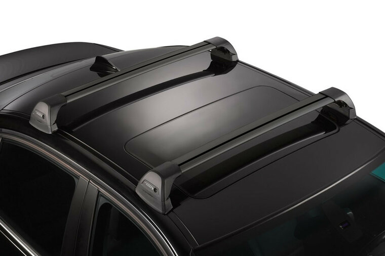 Yakima FlushBar Black gemonteerd