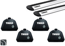 Thule Evo Raised Rail 7104 met WingBar Evo