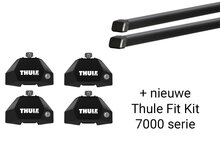 Thule Fixpoint Evo 7107, SquareBar Evo 118 en kit 187056