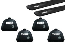 Thule WingBar Evo Black dakdragers | Chevrolet Nubira Wagon