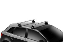 Thule dakdragers Audi Q8 E-Tron Sportback vanaf 2023 met normaal glad dak| WingBar Evo op dak