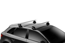 Thule Evo Clamp dakdragerset met WingBar EVO voor Kia Picanto vanaf 2017 op dak gemonteerd