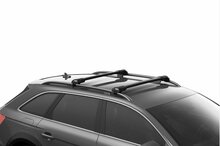 Thule Edge Raised Rail dakdragerset met WingBars voor Hyundai Casper Electric op dak