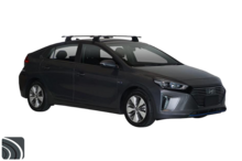 Yakima ThruBar dakdragers op Hyundai Ioniq