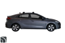 Yakima ThruBar dakdragers op Hyundai Ioniq Electric