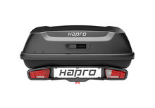 Hapro trekhaakkoffer | Boxer medium | Hexagon Black | front