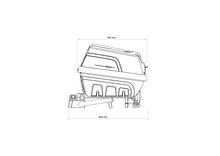 Hapro trekhaakkoffer  | Boxer | afmetingen side