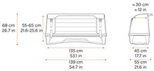 Thule Onto 2 for Thule EasyFold 3 | afmetingen