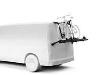 Thule WanderWay met fiets op voertuig