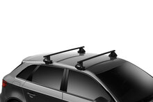 Thule Evo Clamp dakdragerset met SquareBar EVO Mazda CX-9  op dak