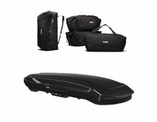 Thule Motion 3 XXL Low Black Glossy + Thule GoPack tassenset (8006)