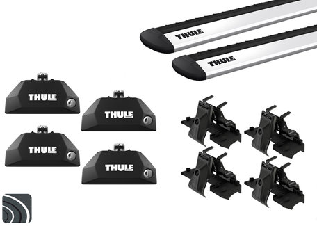 Thule dakdragers | Mini 5-deurs | F55 vanaf 2014 | Dichte railing | WingBar