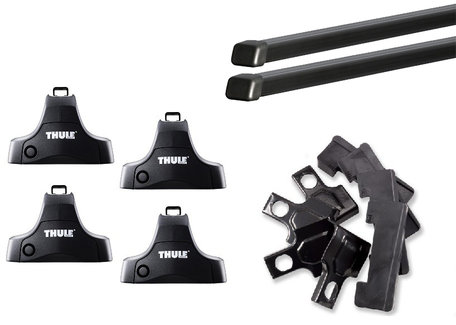 Thule dakdragers | Chrysler PT Cruiser 5-deurs 2000-2010 | Squarebar Evo