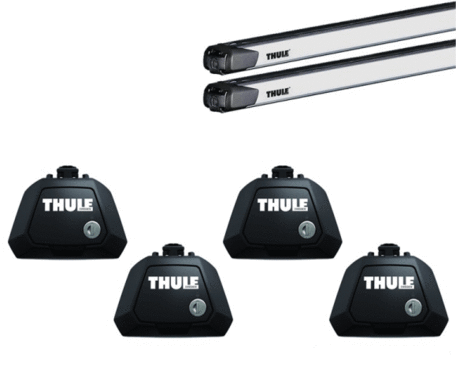 Thule dakdragers | Chevrolet Nubira Wagon | 2005 tot 2010 | Dakrailing | Slidebar