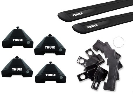 Thule WingBar Evo Black  | Mini 5-deurs vanaf 2014- | Glad dak
