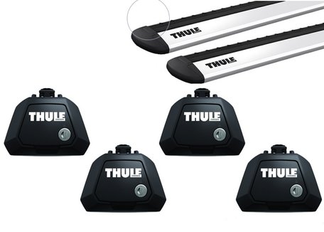Thule dakdragers | SsangYong Rexton | 2002 tot 2006 | Dakrailing | WingBar Evo