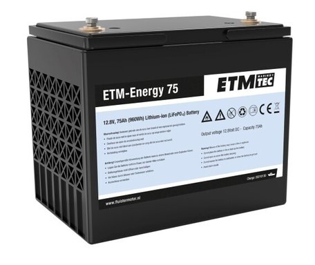 ETM-Energy 75 Lithium-Ion accu | 75Ah