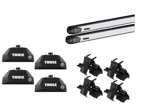 Thule SlideBar dakdragers | Audi Q4 E-Tron | vanaf 2021 | geïntegreerde railing | SlideBar