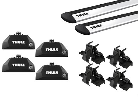 Thule WingBar Evo dakdragers | BMW iX3 vanaf 2021 | Geïntegreerde railing