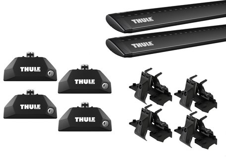 Thule WingBar Evo Black dakdragers | BMW iX3 vanaf 2021 | Geïntegreerde railing