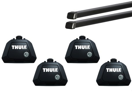 Thule dakdragers | Ford Explorer | vanaf 2020 | Dakrailing | Squarebar Evo