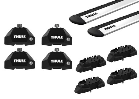Thule WingBar Evo dakdragers | Volkswagen Caravelle 4-dr Bus (T6) vanaf 2015 | T-profiel