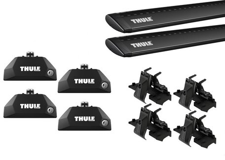 Thule WingBar Evo Black dakdragers | Nissan Ariya vanaf 2021 | Geïntegreerde railing