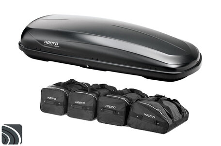 Hapro Traxer 8.6 dakkoffer | Anthracite | met Hapro tassenset