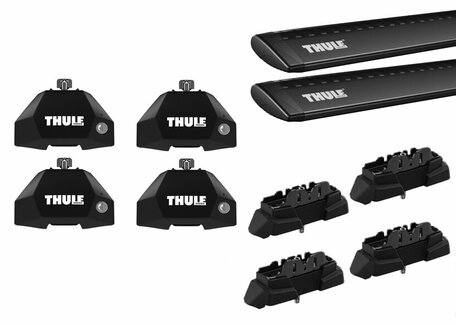 Thule WingBar Evo Black dakdragers | Subaru Solterra vanaf 2022 | Vaste bevestigingspunten