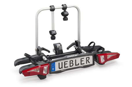 Uebler F24 (15950) | Trekhaak fietsendrager | opvouwbaar | 2 elektrische fietsen